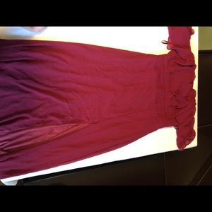 Womens burgundy bridesmaids dress SHEIN